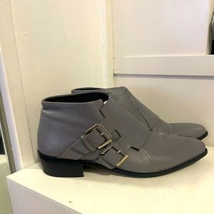 Top shop gray loafers, size 41